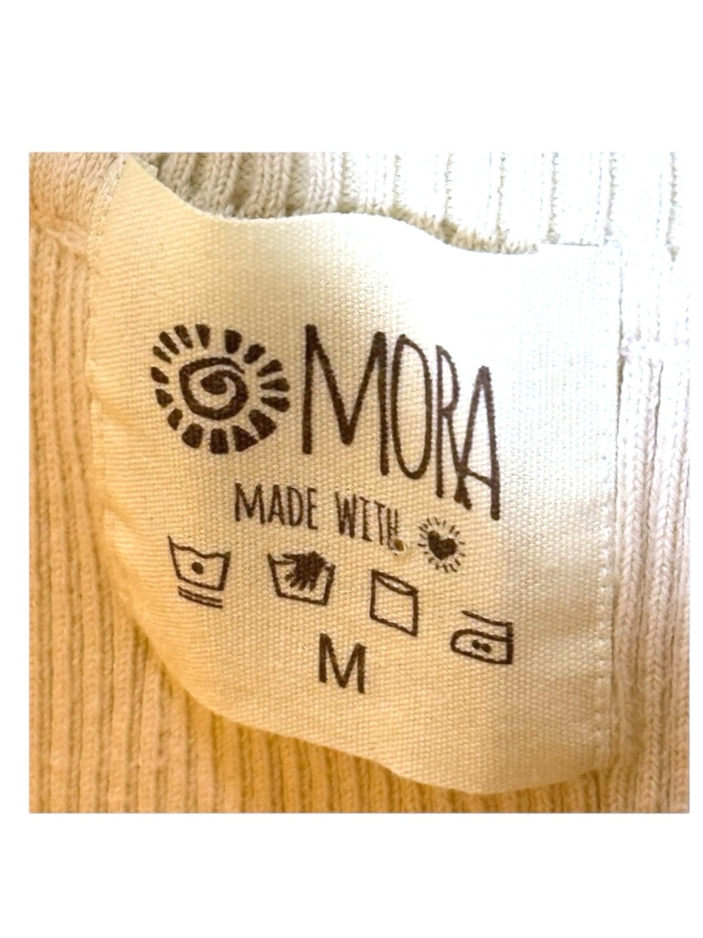 Mora ❤︎︎ Made with Love ❤︎︎ Hand Knit Boho Festival Cami Tank Top ❤︎︎ Ivory M - Picture 11 of 16